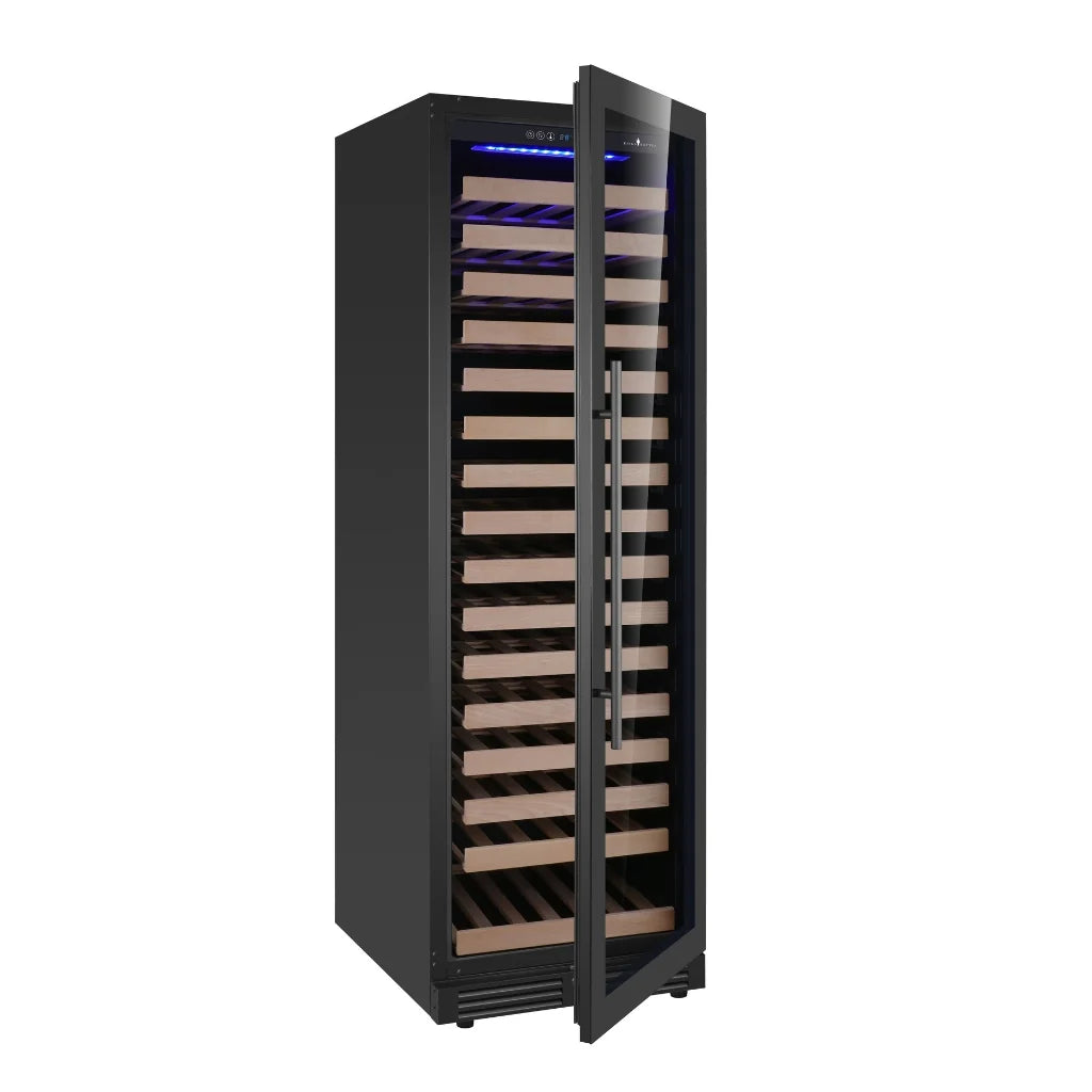 Kings Bottle Upright Single Zone Large Wine Cooler With Low-E Glass Door