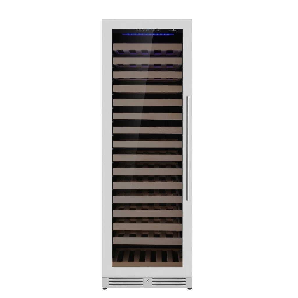 Kings Bottle Upright Single Zone Large Wine Cooler With Low-E Glass Door