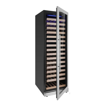 Kings Bottle Upright Single Zone Large Wine Cooler With Low-E Glass Door