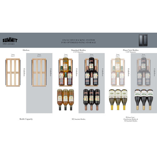 Summit 24" Wide Built-In Wine Cellar