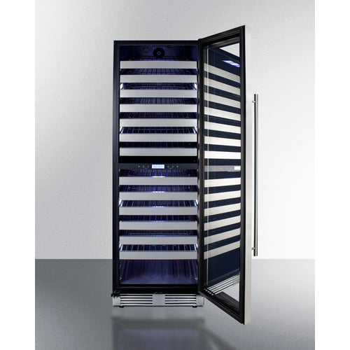 Summit 24" Wide Dual-Zone Wine Cellar